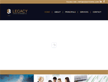 Tablet Screenshot of legacycminc.com